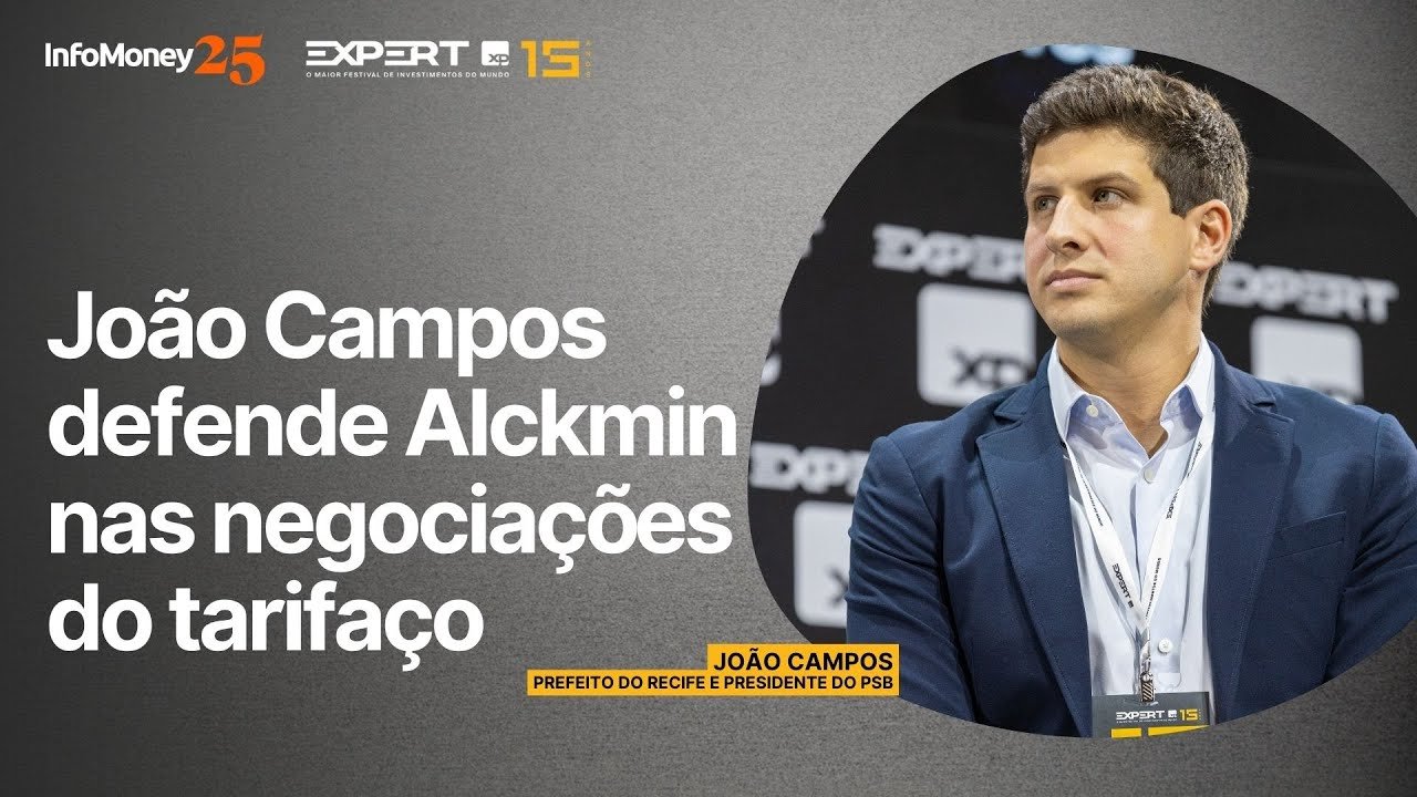 João Campos defende papel de Alckmin nas negociações do tarifaço e eleições de 2026 | Expert XP