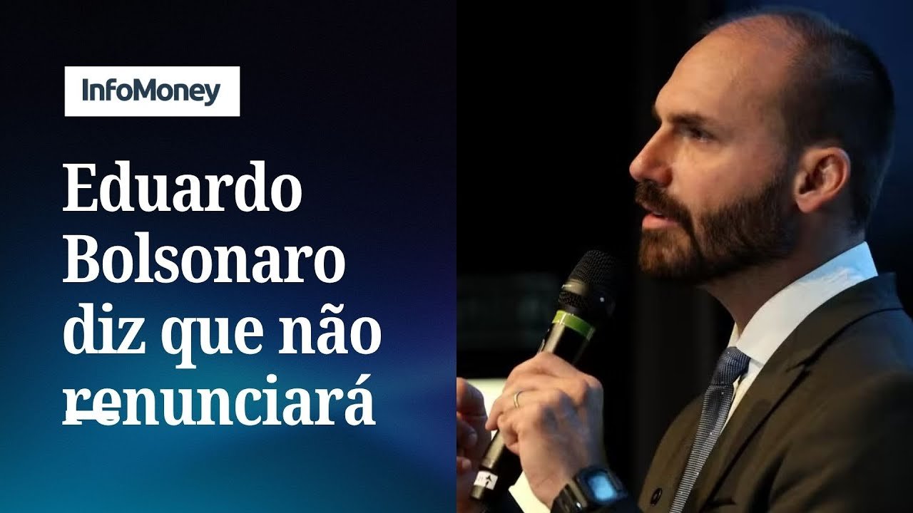 Licença de Eduardo Bolsonaro termina e ele diz que não renunciará | InfoMoney News
