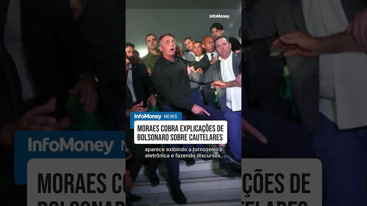 Moraes cobra explicações de Bolsonaro sobre descumprimento de cautelares | InfoMoney News