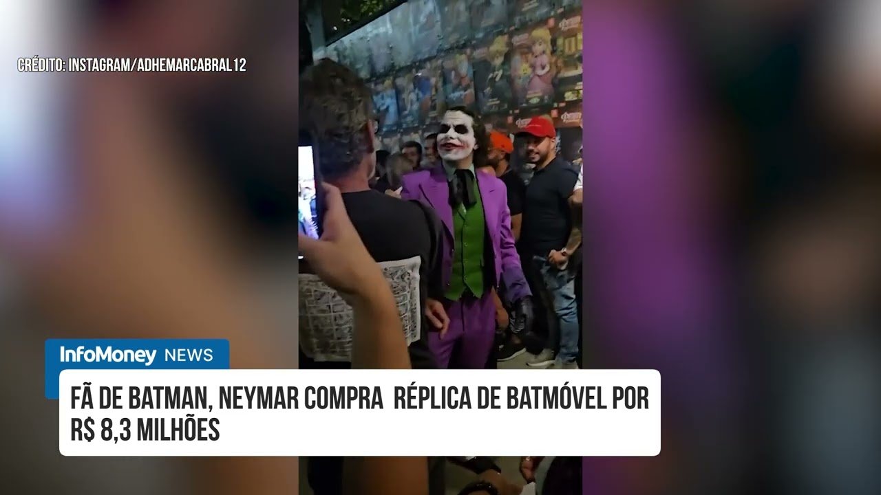 Neymar Adquire Réplica do Batmóvel por R$ 8,3 Milhões