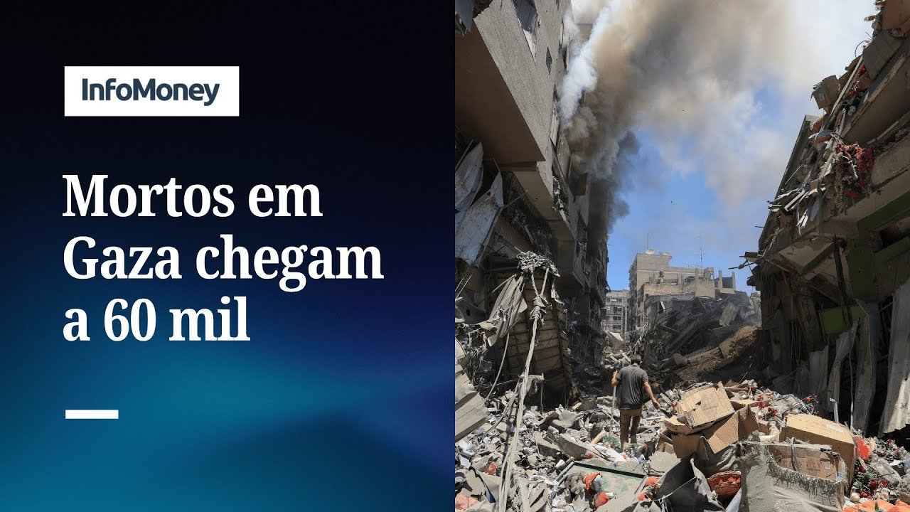Número de mortos em Gaza chega a 60 mil e crise de fome se agrava | InfoMoney News
