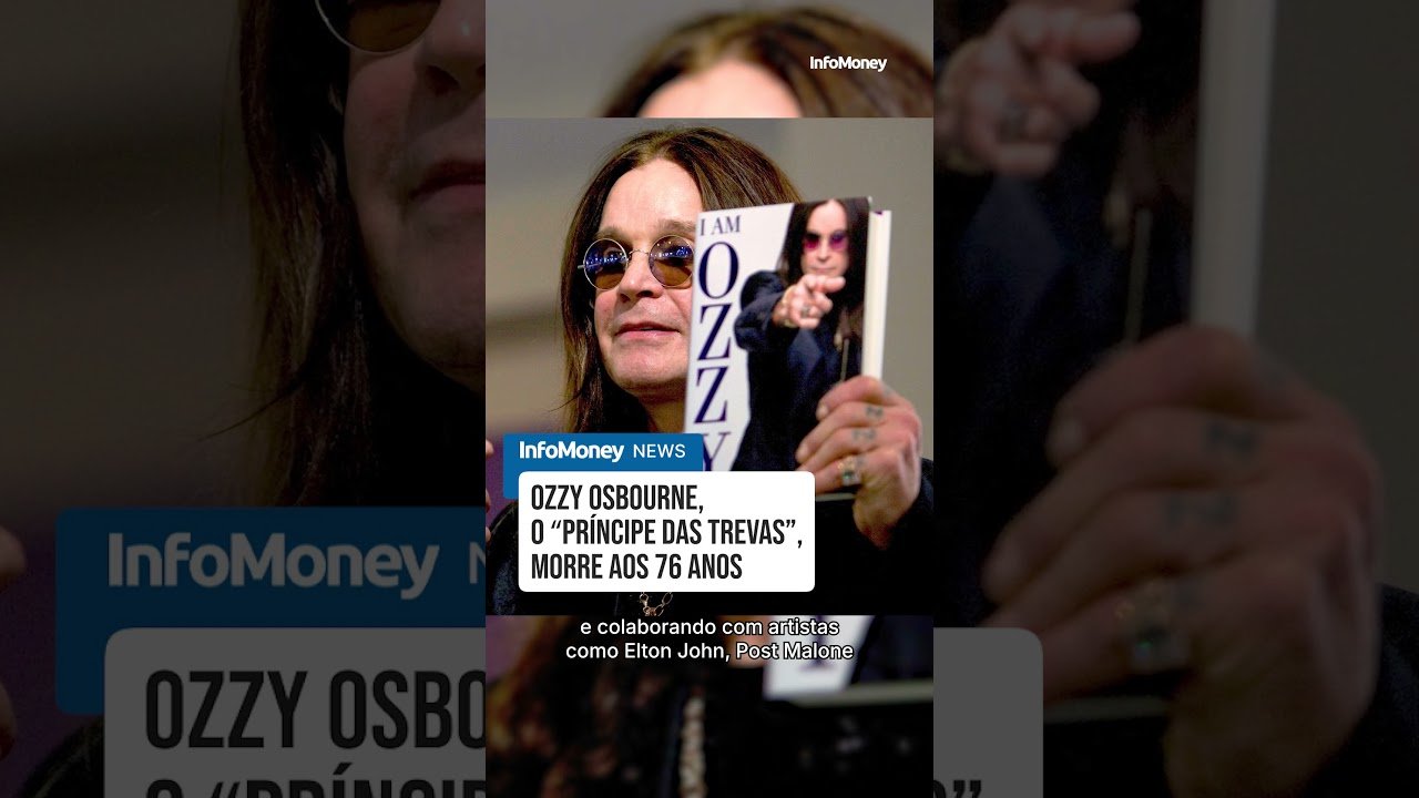 Ozzy Osbourne, o “Príncipe das Trevas”, morre aos 76 anos | InfoMoney News