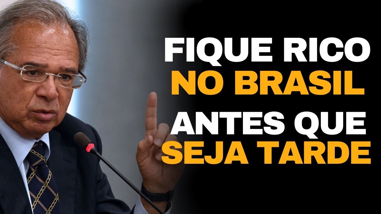 PAULO GUEDES REVELOU O MOMENTO E A ESTRATÉGIA PARA INVESTIR NO BRASIL