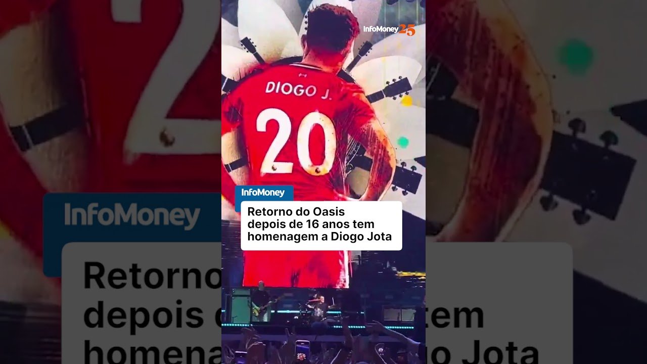 Retorno do Oasis depois de 16 anos tem homenagem a Diogo Jota