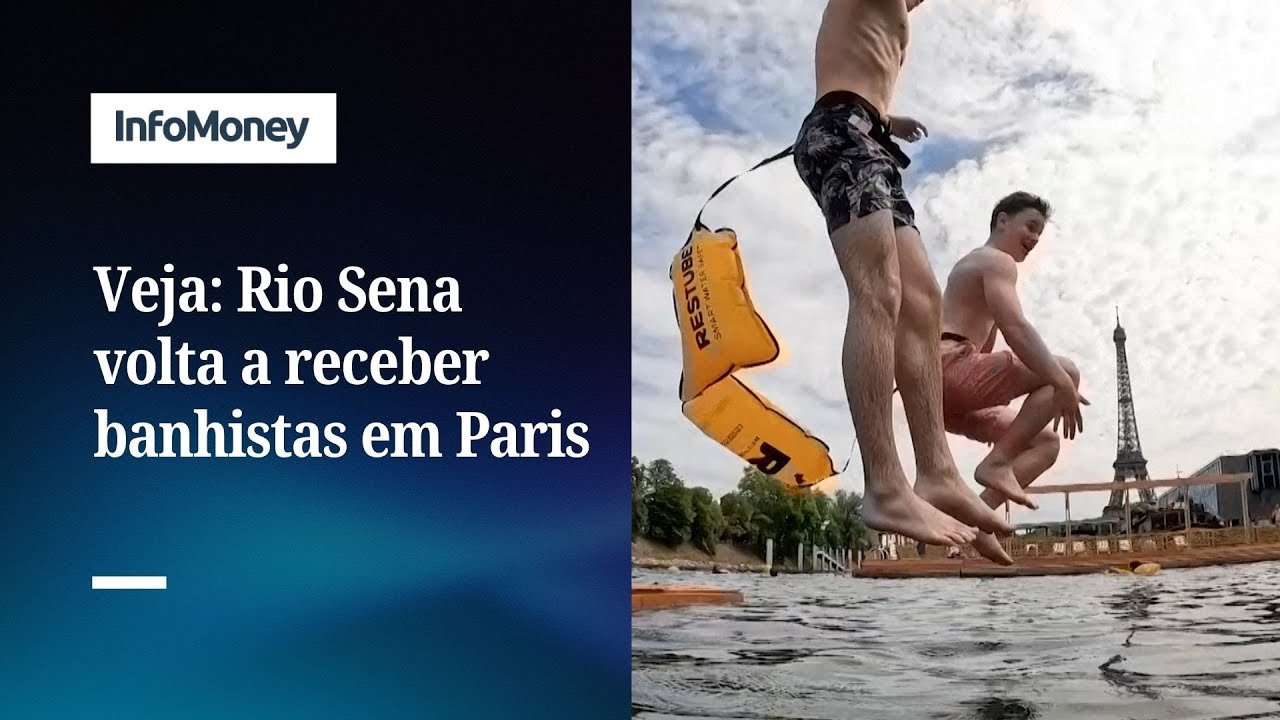 Rio Sena volta a receber banhistas em Paris após mais de 100 anos