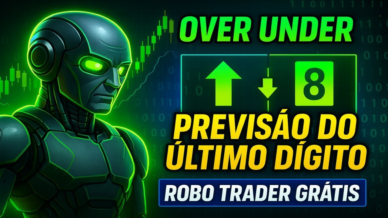 ROBÔ TRADER GRÁTIS DERIV LIBERADO – BOT OVER UNDER #5 PREVISÃO DE ÚLTIMO DÍGITO – TRADER BOTS CLUB