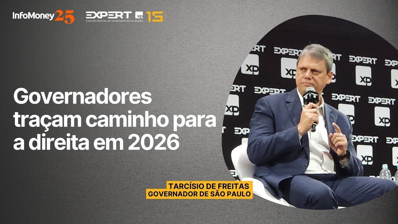 Tarcísio, Caiado e Ratinho traçam os possíveis caminhos para a direita em 2026 | Expert XP 2025
