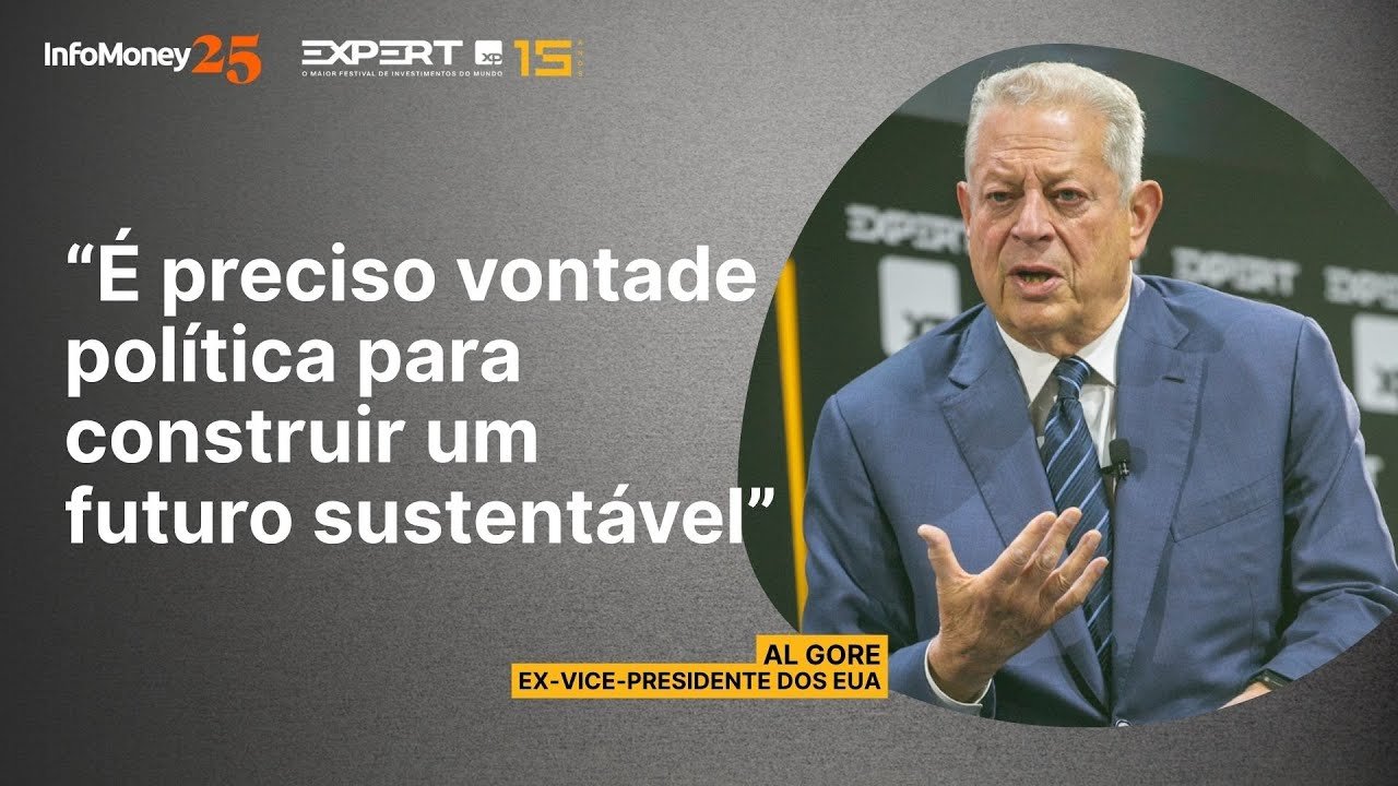 “Temos a obrigação de renovar a vontade política pra salvar o futuro”, diz Al Gore | Expert XP 2025