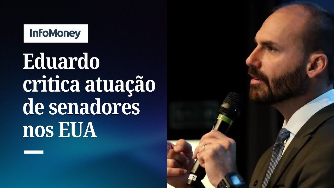 “Trabalho para que não encontrem diálogo”, diz Eduardo sobre senadores nos EUA | InfoMoney News
