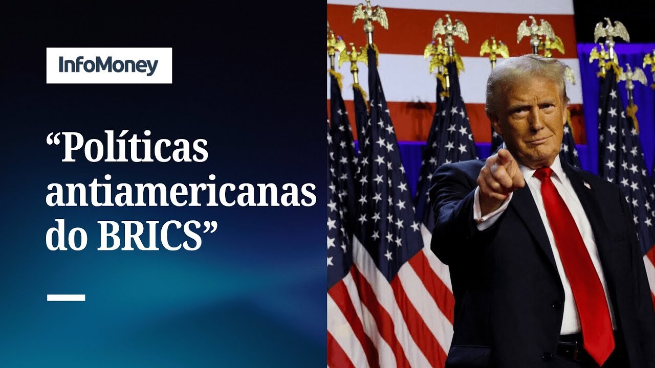 Trump aplicará 10% a mais de tarifas a países alinhados ao BRICS | InfoMoney News
