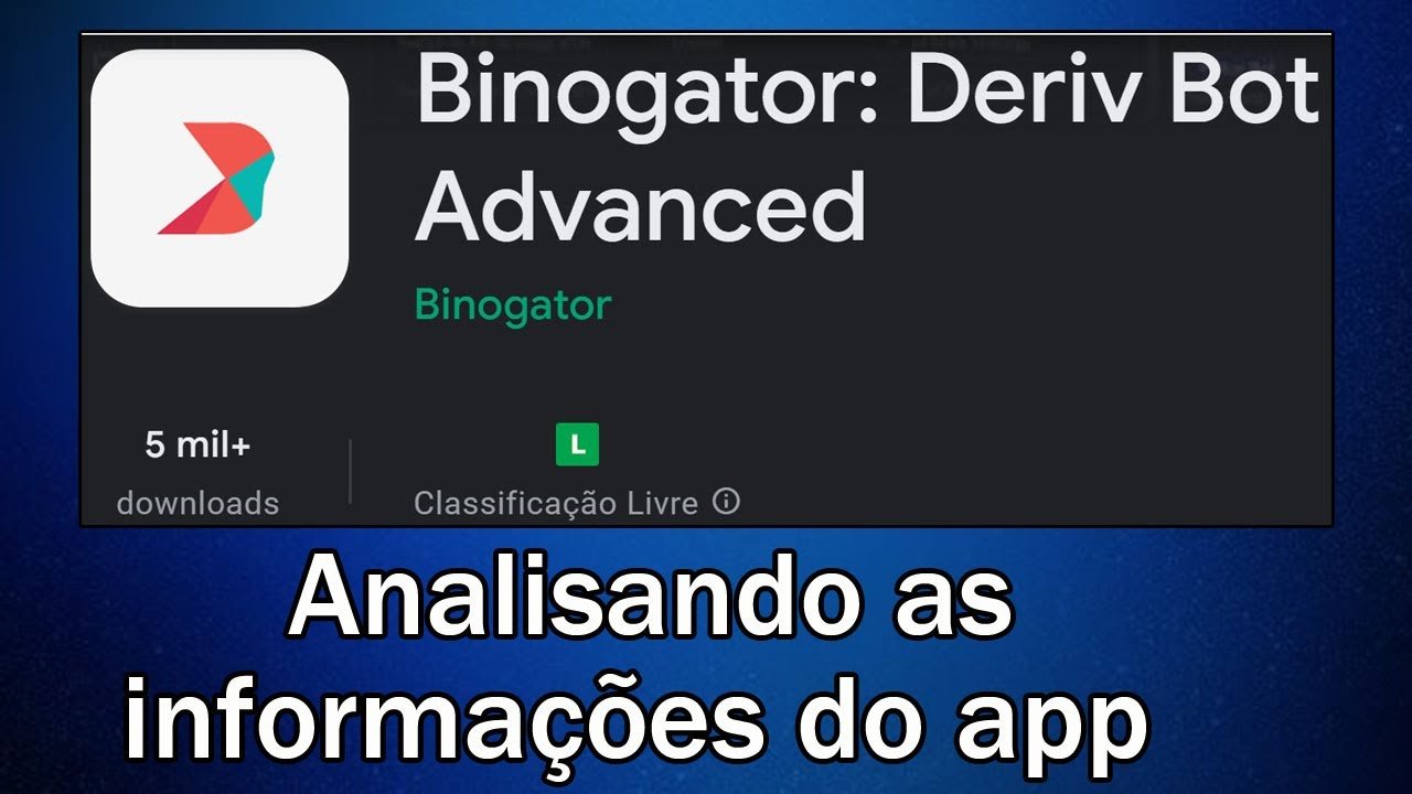 Binogator: Deriv Bot Advanced | Robô Trader, Negociações por IA
