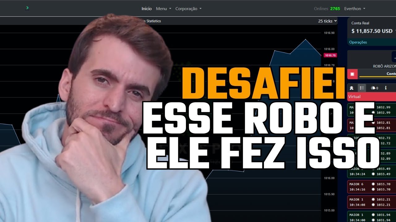 DERIV: ESSE ROBÔ COLOCOU 100 DÓLARES NO MEU BOLSO