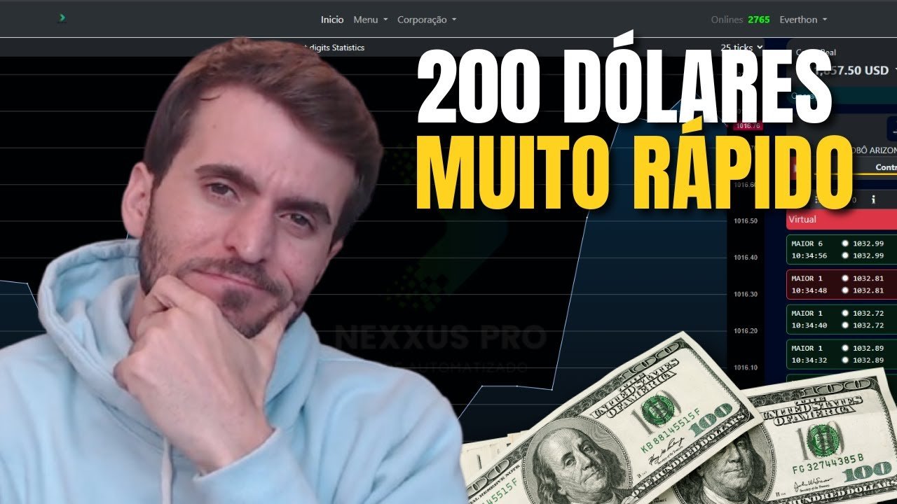 DERIV: VEJA QUANTO O  ROBÔ ARIZON COLOCOU NO MEU BOLSO$$$