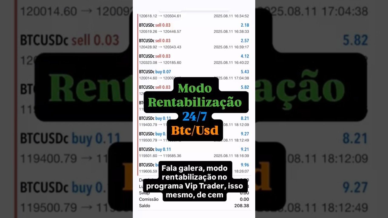 Insta: @robo.forextrader #robodeforex #bolsadevalores #forexiniciante