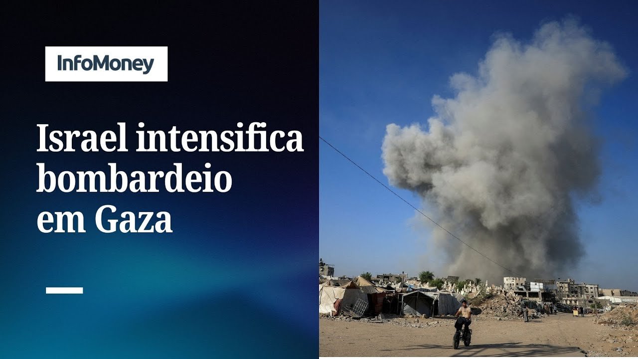 Israel intensifica bombardeios em Gaza: População enfrenta deslocamentos e fome | InfoMoney News
