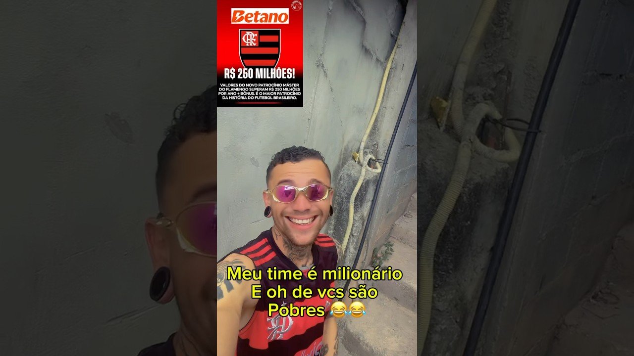 Meu mengão é milionário #flamengo #viralvideo #short #futebol #fyp #edit