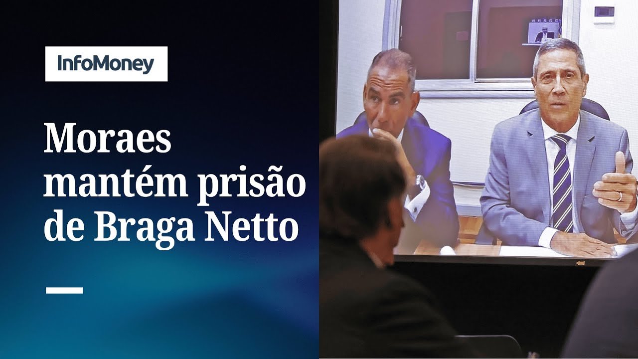 Moraes nega novo pedido de soltura do general Braga Netto | InfoMoney News