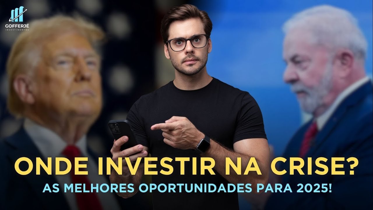 Onde investir na crise, as melhores oportunidades para 2025! Live #62