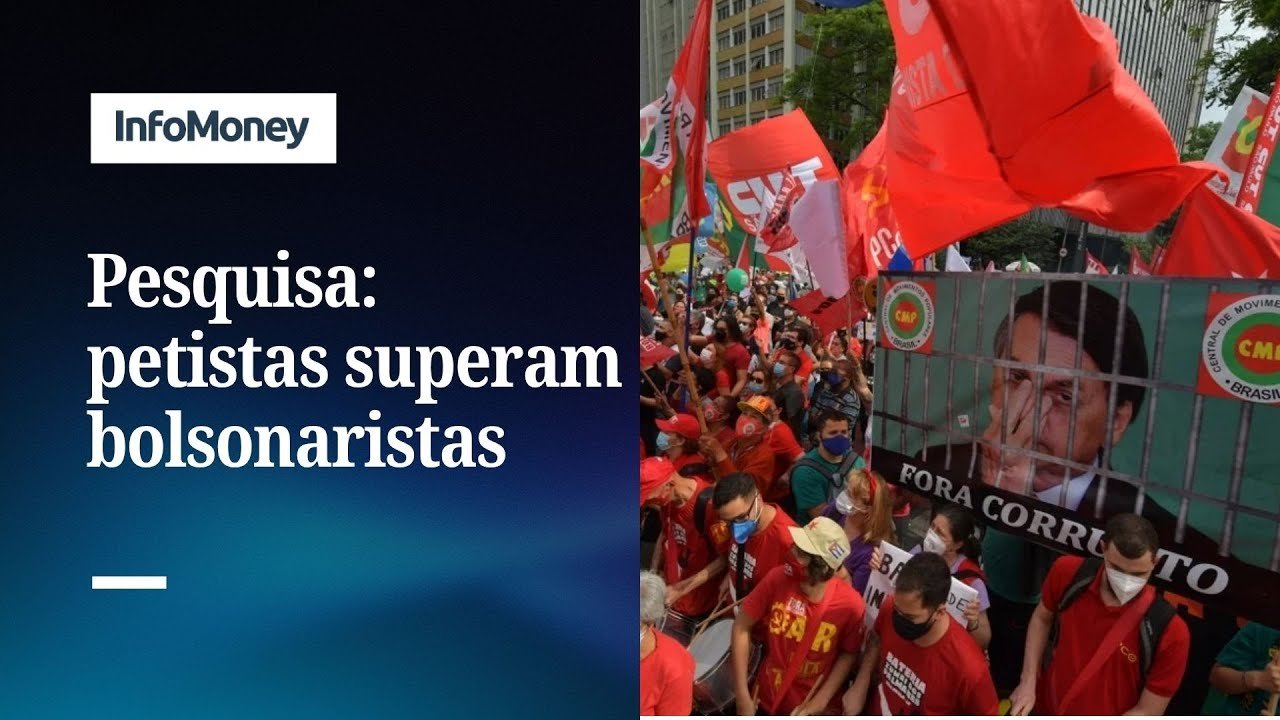 Petistas superam bolsonaristas pela 1ª vez desde junho | InfoMoney News