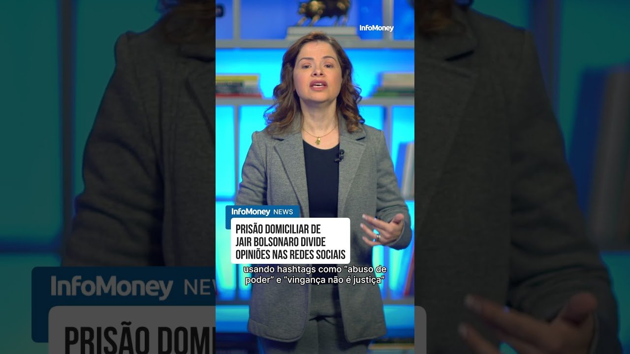 Prisão domiciliar de Jair Bolsonaro divide opiniões nas redes sociais | InfoMoney News
