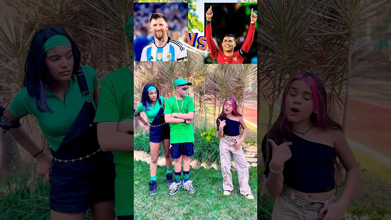 QUAL É O MELHOR DELES ❓😱 #humor #futebol #messi #cristianoronaldo