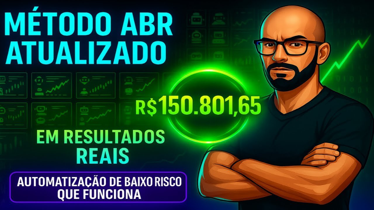 R$150 801,65 com Robôs Deriv no Método ABR 💰 – Baixo Risco, Resultados Reais!