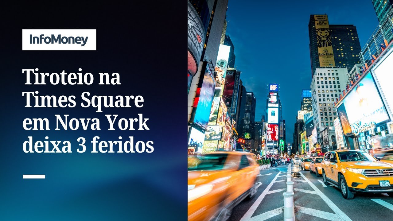Tiroteio deixa 3 pessoas feridas na Times Square, em Nova York