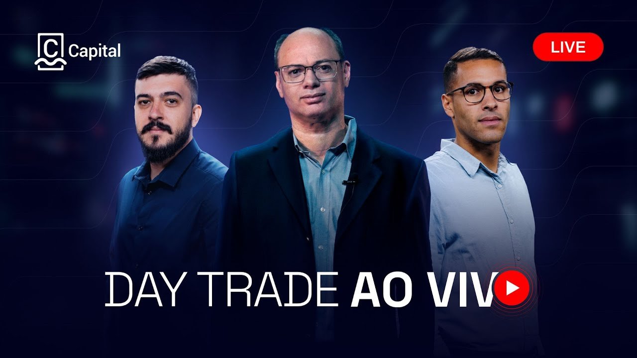 🔵 DAY TRADE AO VIVO DA CM CAPITAL: Mini-índice, Minidólar, Ações, e Futuro de Bitcoin (17/09/25)