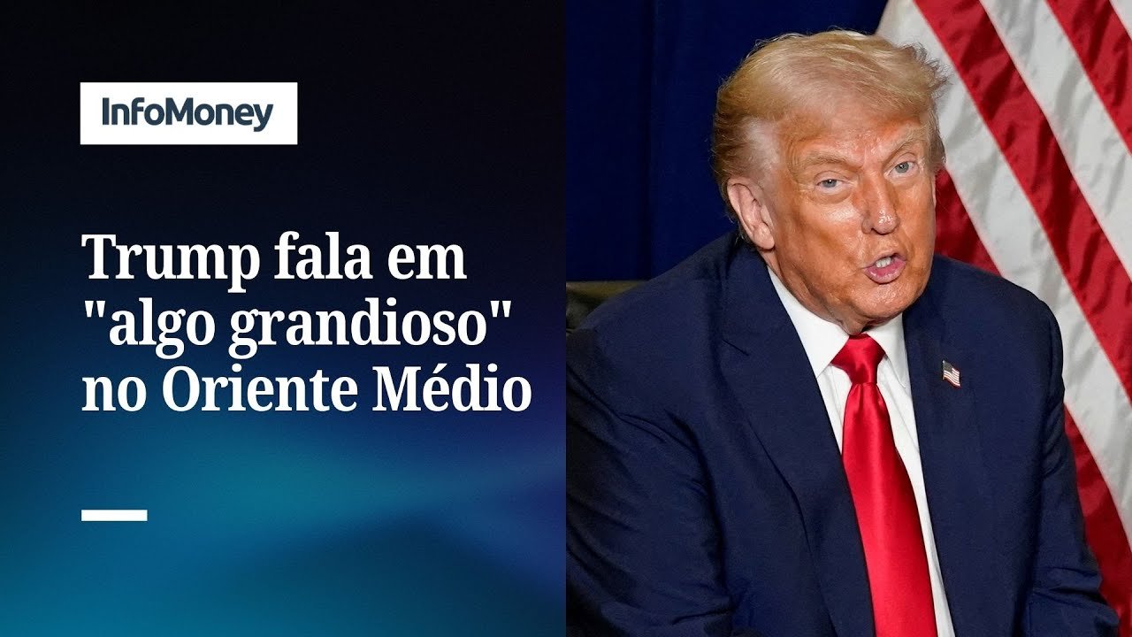 Antes de discutir acordo sobre Gaza, Trump fala em “algo grandioso no Oriente Médio” |InfoMoney News