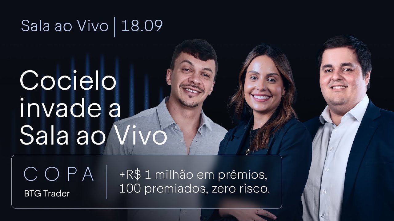 DAY TRADE E ANÁLISE TÉCNICA AO VIVO I Índice, Dólar e Ações | BTG Trader 18/09/2025