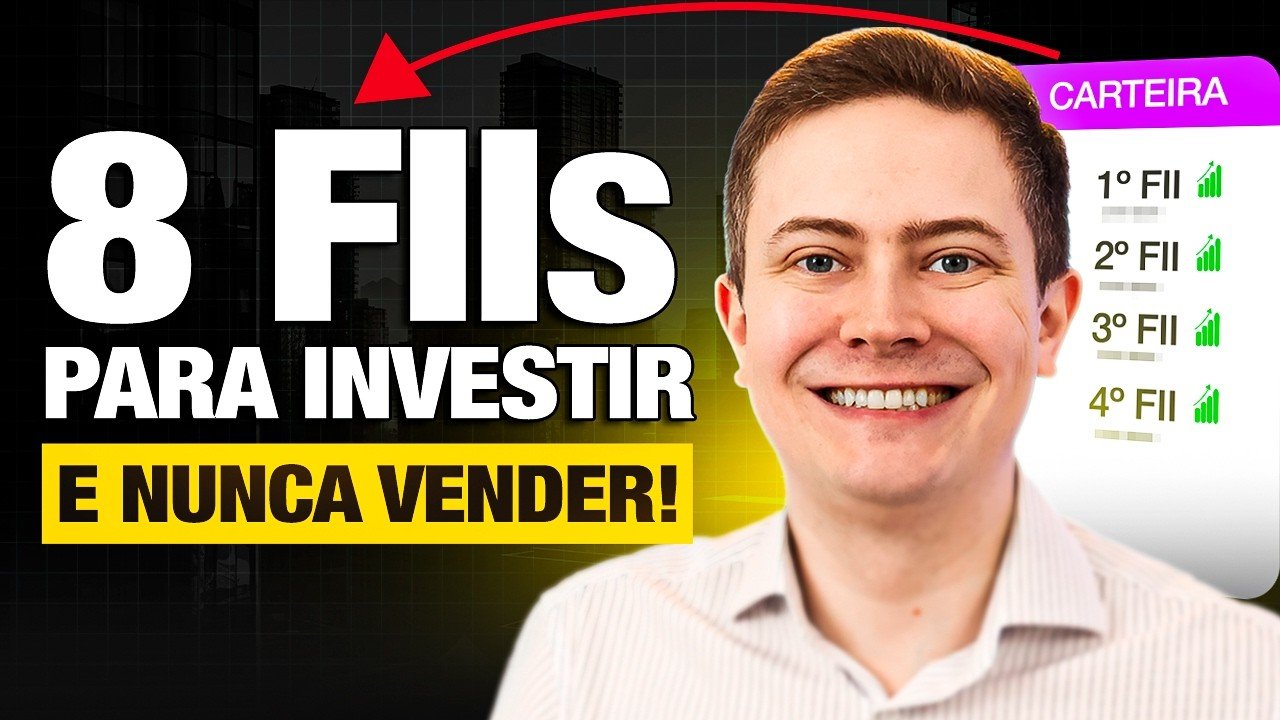 Os 8 MELHORES FUNDOS IMOBILIÁRIOS para INVESTIR hoje e NUNCA mais VENDER!