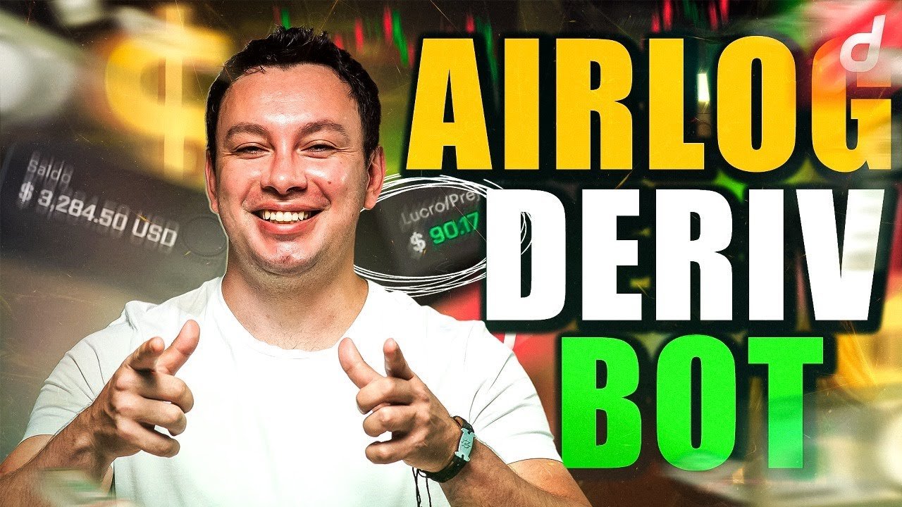 Robô AIROLG Gratuito: $90 no Celular e Sozinho na DERIV