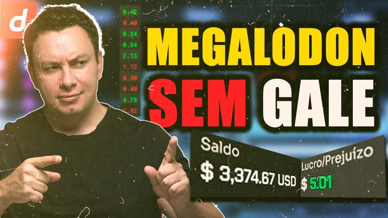 Robô MEGALODON OFICIAL: SEM MARTINGALE Operando na DERIV!