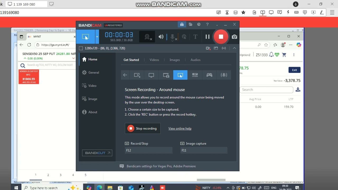 ROBO TRADING NIFTY OPTION 24 SEP 25 .5 LOT TODAY PROFIT .RS.3300