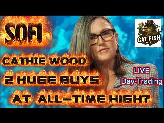 SOFI WOOD DIVES IN W/2 HUGE BUYS! WHY NOW? C My Unique Day-Trading Method Catfish Tyler