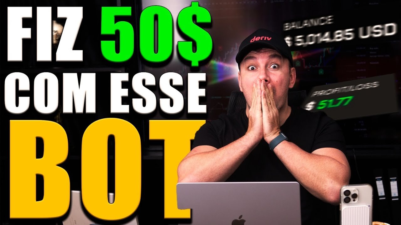 💥 Robô SCARA com banca de $4900! Meta de $50… será que consigo? 🤖🔥