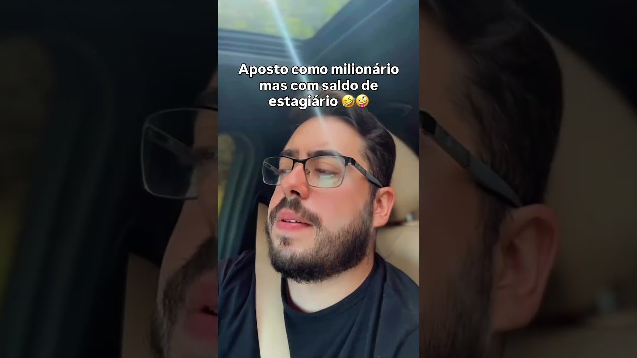 Aposto como milionário 🤪