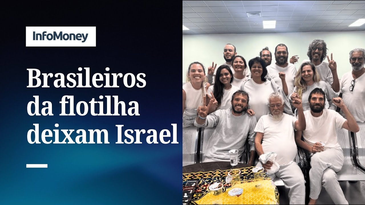 Ativistas brasileiros de flotilha são deportados para a Jordânia | InfoMoney News
