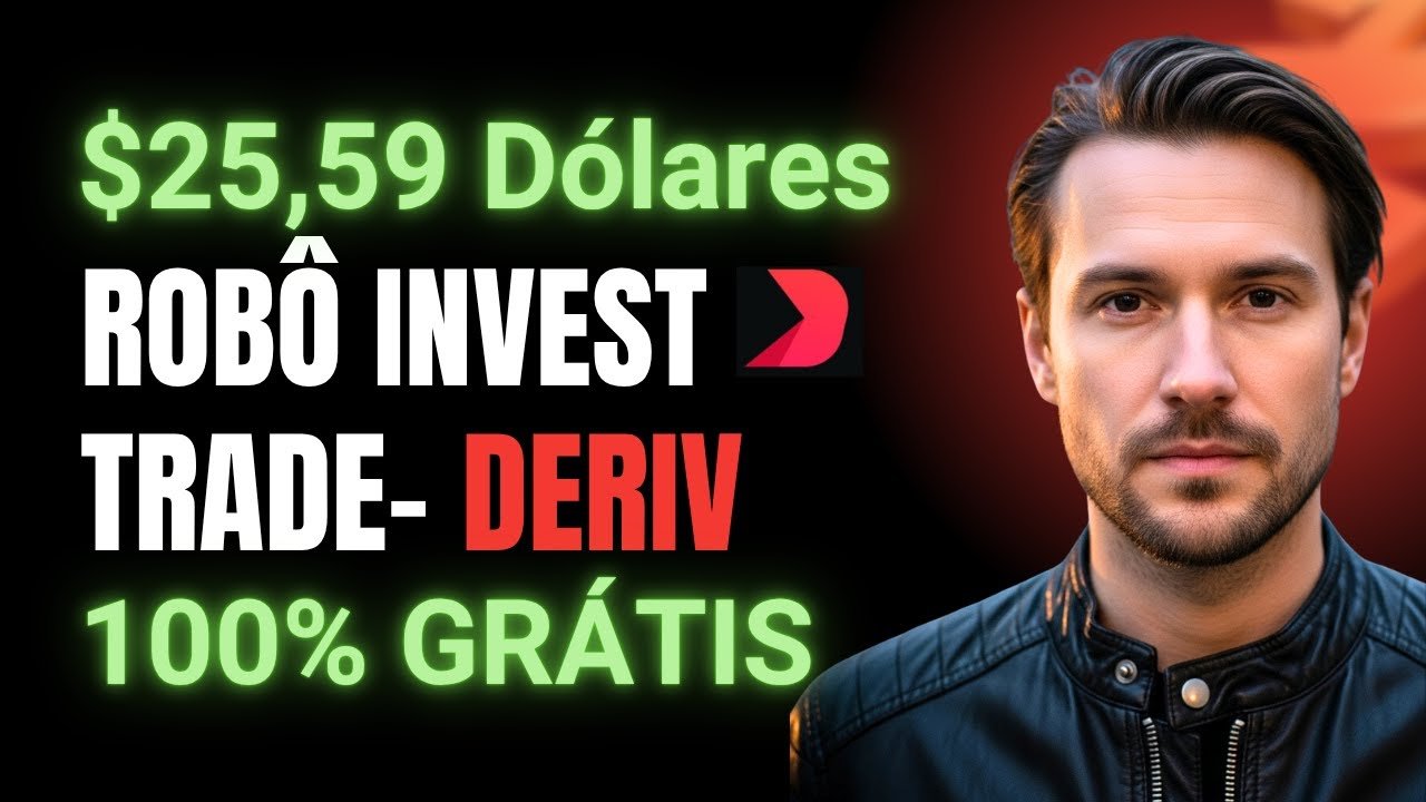BOT DERIV GRÁTIS-  BATENDO A META DO DIA EM US$ 25,59 NA PLATAFORMA DERIV