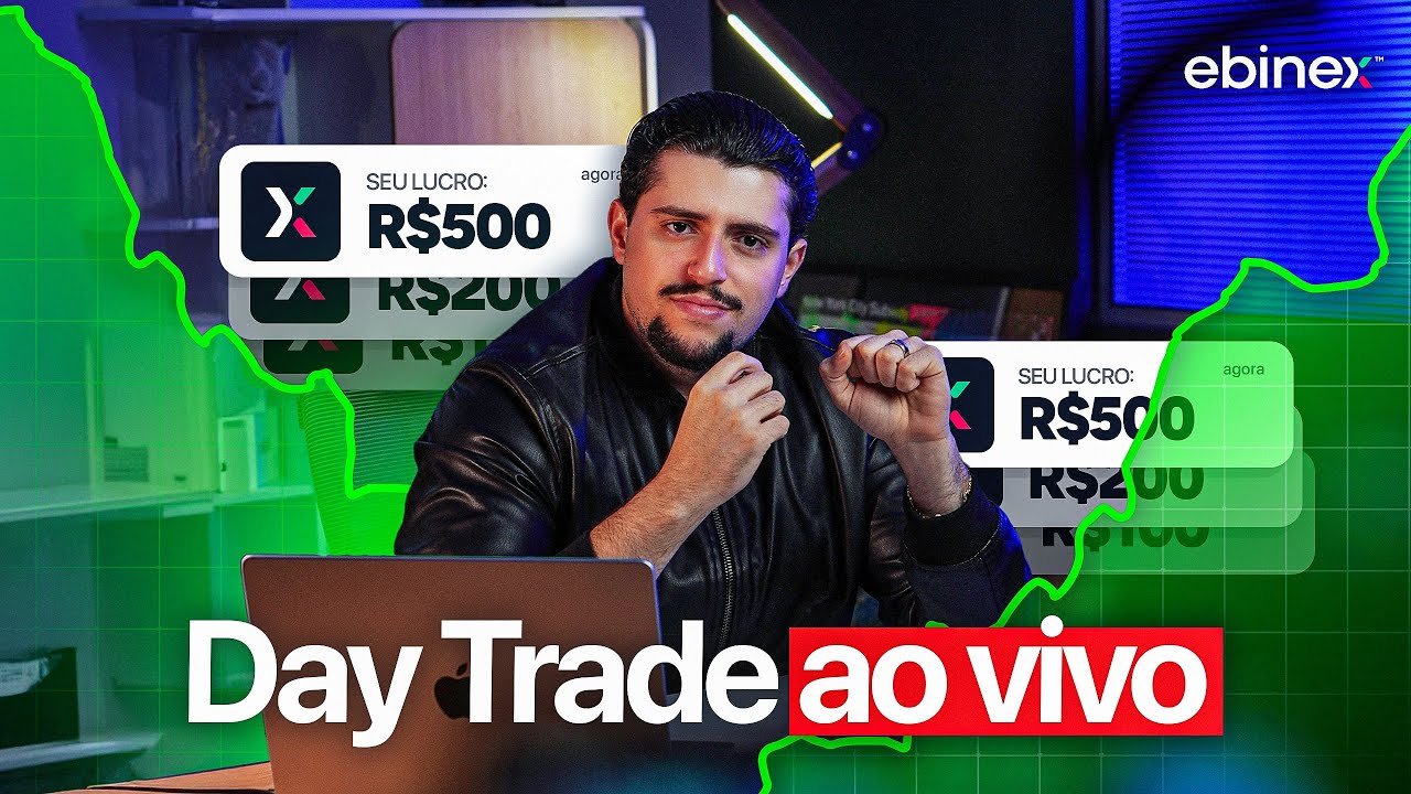 DAY TRADE AO VIVO Operando com R$650.000 de Saldo na Corretora EBINEX | Berman Trader