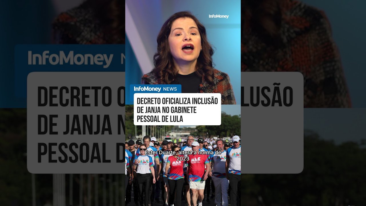Decreto oficializa inclusão de Janja no gabinete pessoal de Lula