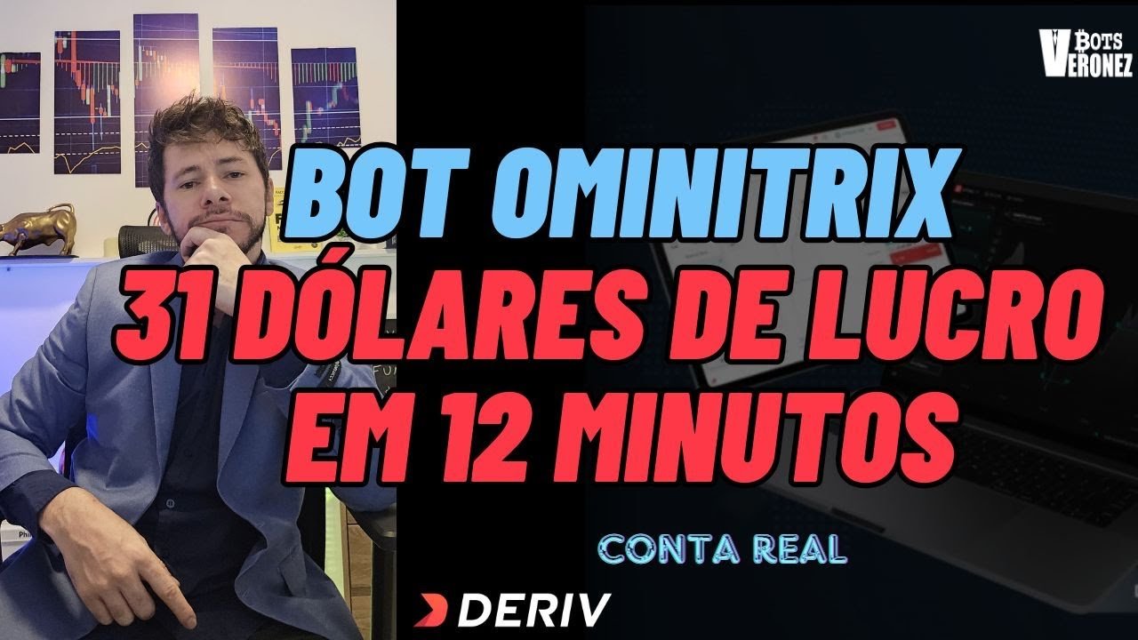 É IMPRESSIONANTE ! Alta Assertividade, Lucro Alto, Operações Rápidas – Robô  Ominitrix 2025 Deriv