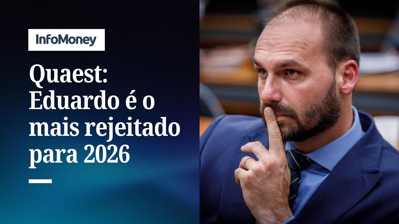 Eduardo lidera rejeição para 2026; seguido pelo pai, Ciro e Michelle | InfoMoney News