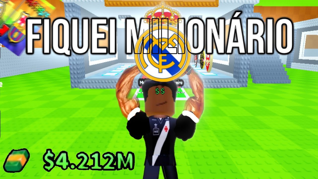 FIQUEI MILIONÁRIO ROUBANDO TIMES DE FUTEBOL NO ROBLOX 🤣🤣