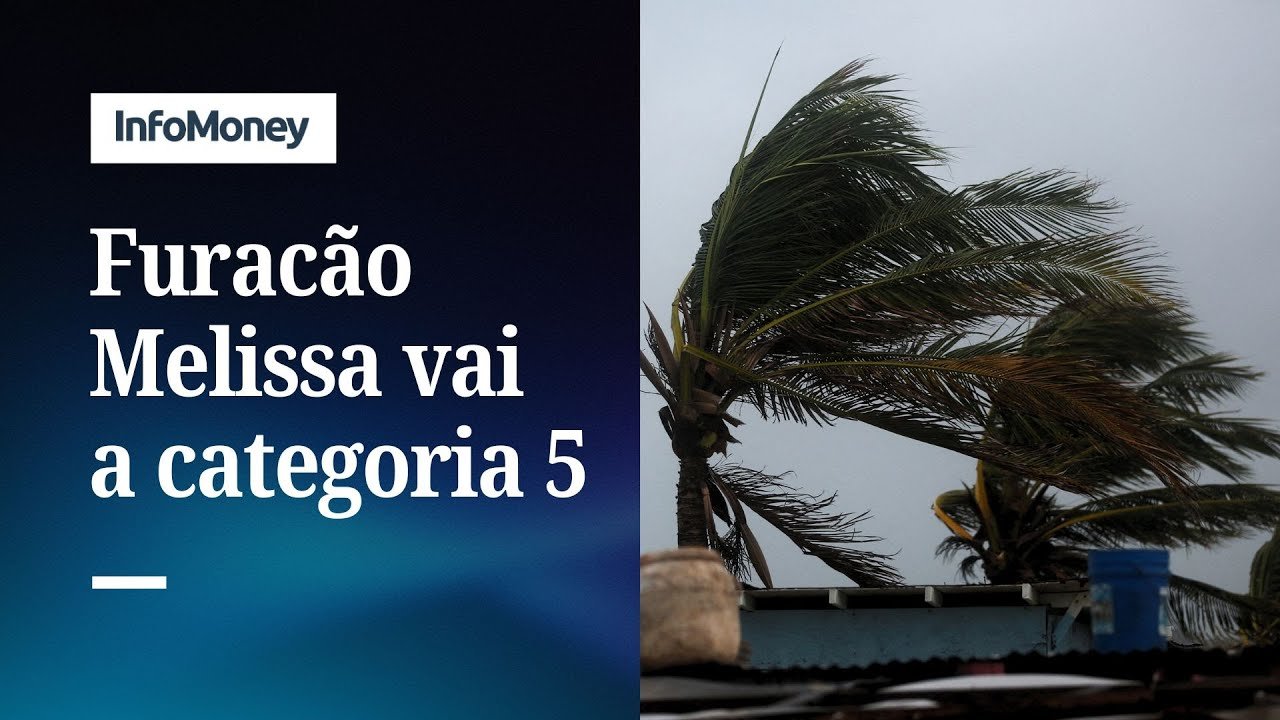 Furacão Melissa, de categoria 5, fecha aeroportos na Jamaica | InfoMoney News