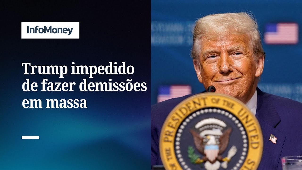 Juíza bloqueia demissões em massa de Trump durante paralisação do governo | InfoMoney News