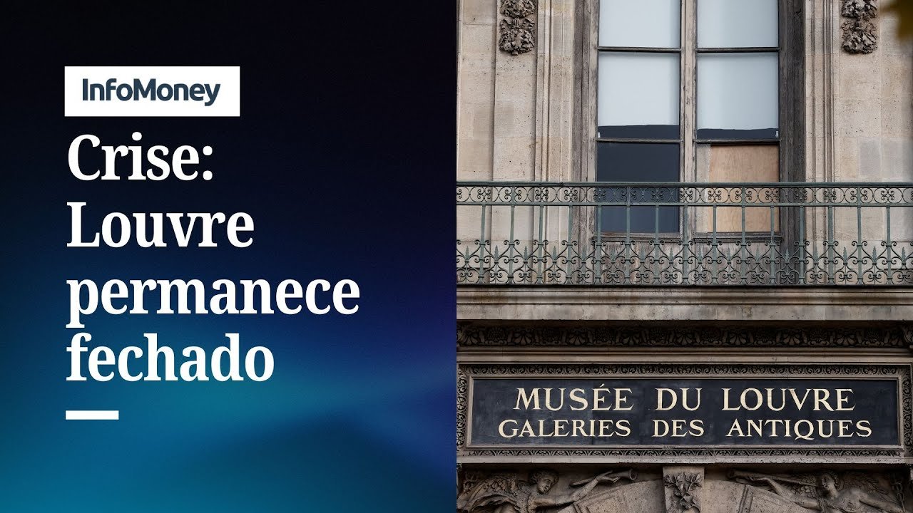Louvre permanece fechado e falha de segurança virou crise política | InfoMoney News