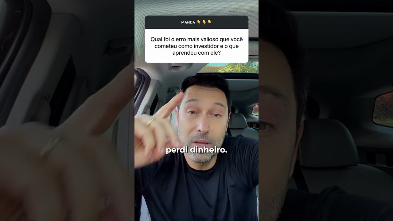 MEU MAIOR ERRO NOS INVESTIMENTOS | O QUE EU FIZ DE ERRADO E O QUE APRENDI COM ISSO?