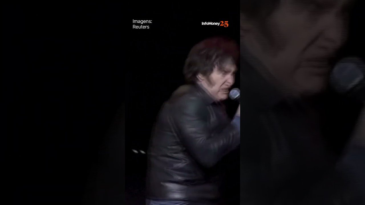 Milei faz show de rock em lançamento de livro sobre economia da Argentina