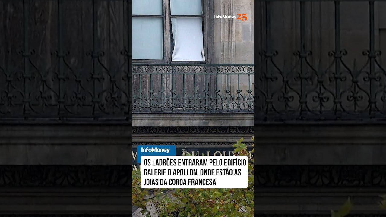 Museu do Louvre, em Paris, é roubado na manhã deste domingo (19)